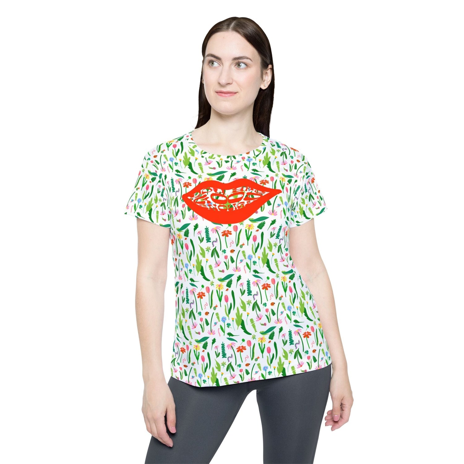 mountain bike jersey/shirt, floral pattern shirt