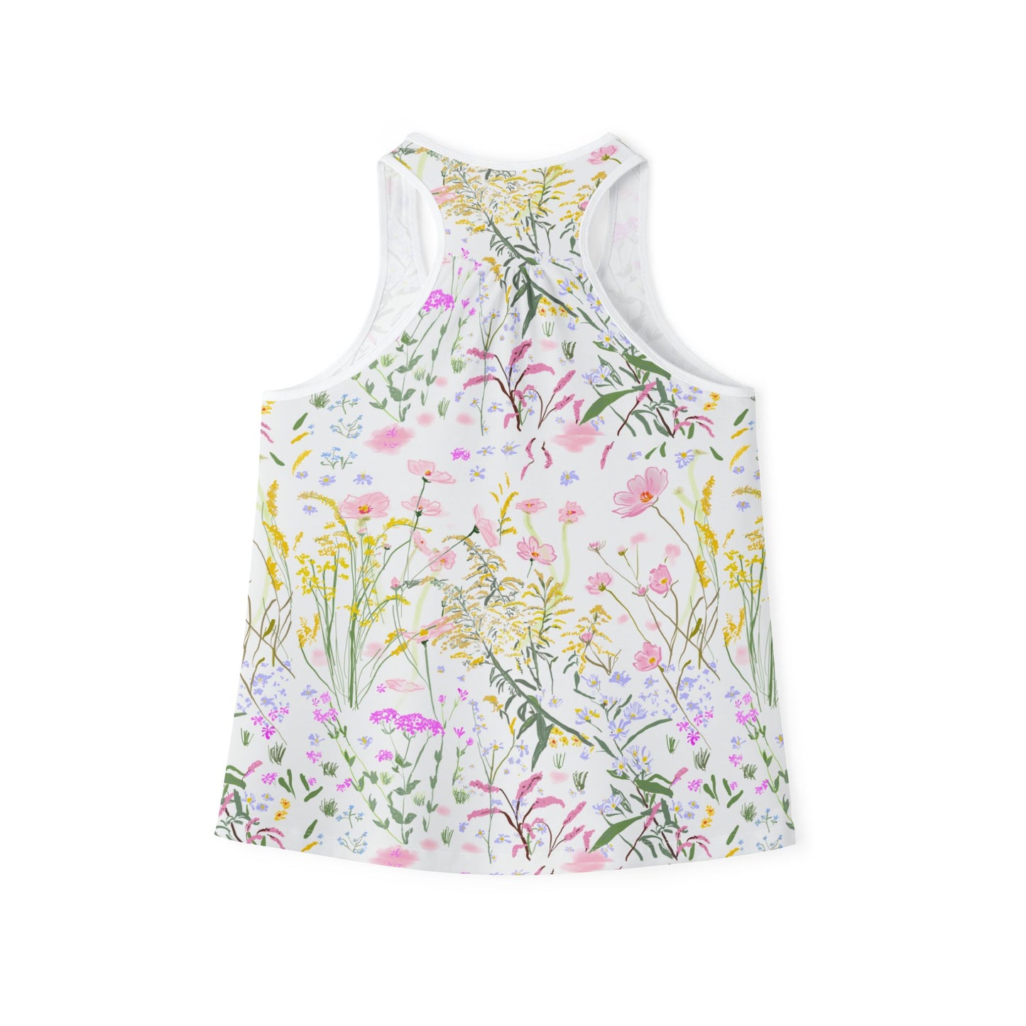 Fall floral Women's Tank Top,Sport Top, Autume floral, MTB top, activewear