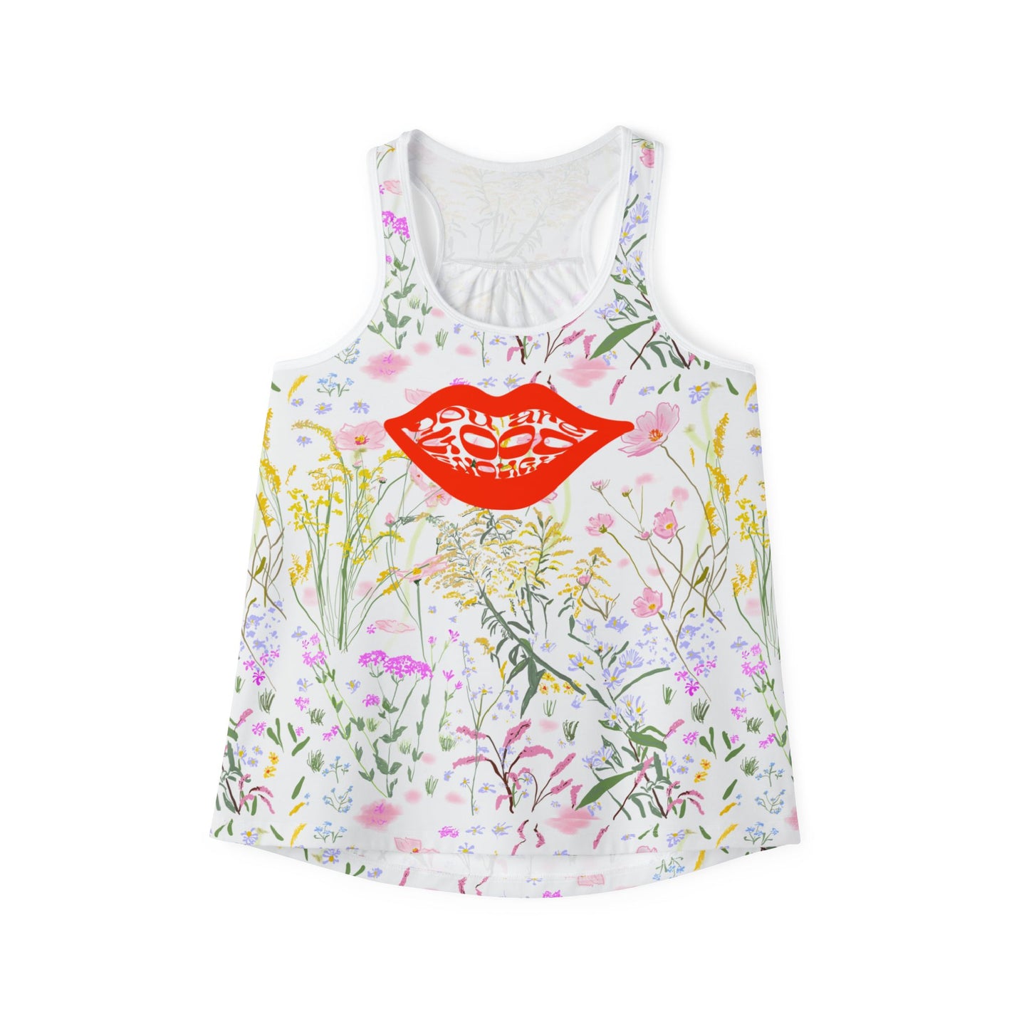 Fall floral Women's Tank Top,Sport Top, Autume floral, MTB top, activewear