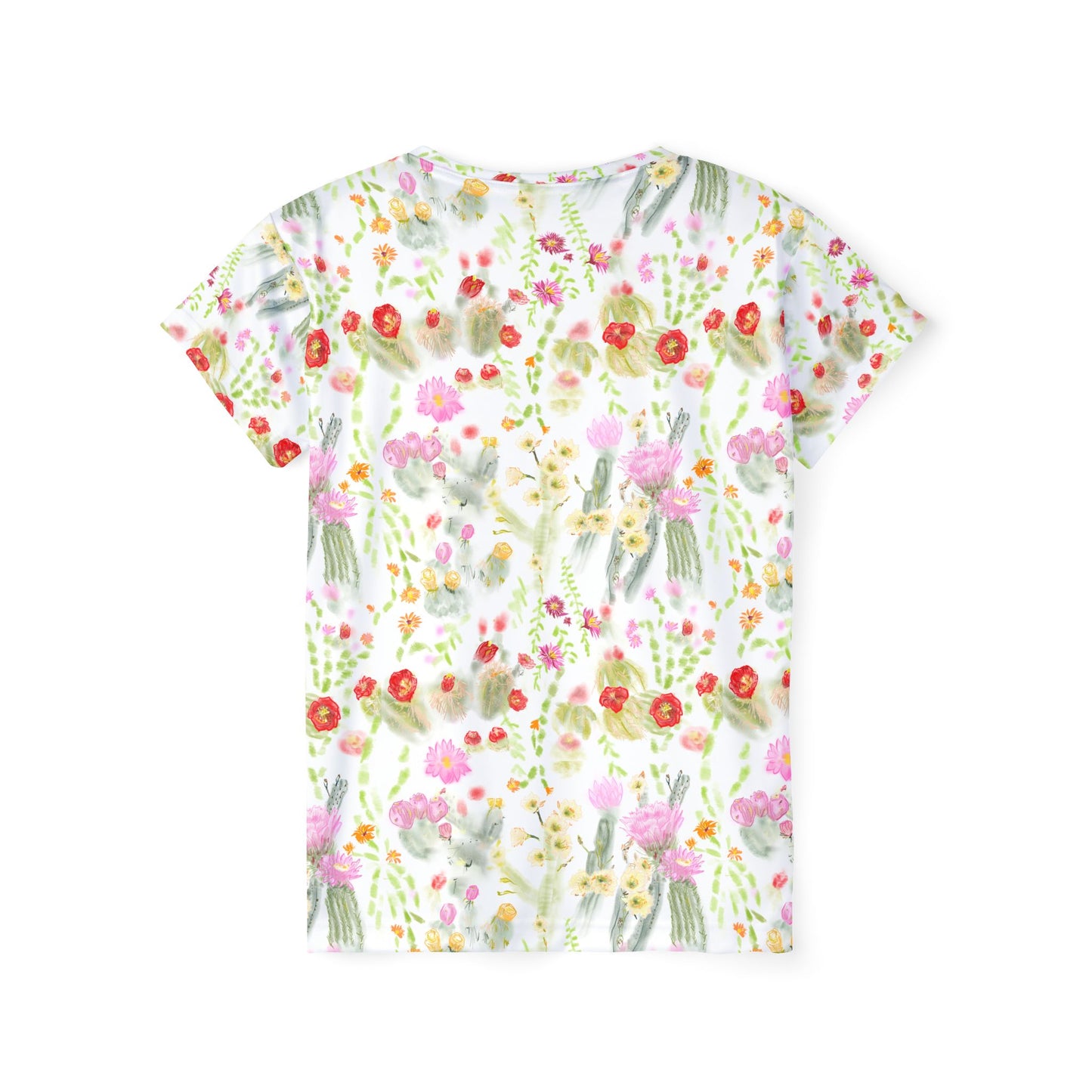 Desert Cactus floral pattern Jersey, Moisture-Wicking Active Bike Shirt