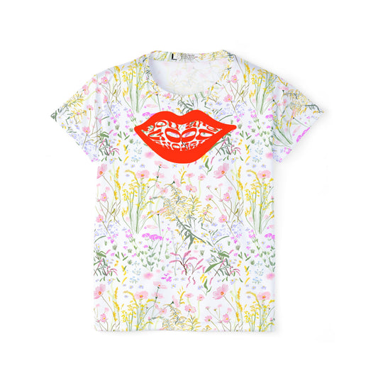 Fall Flowers and Autumn Colors MTB Jersey Shirt| Mountain Biking Jerser for Women | Floral Activewear