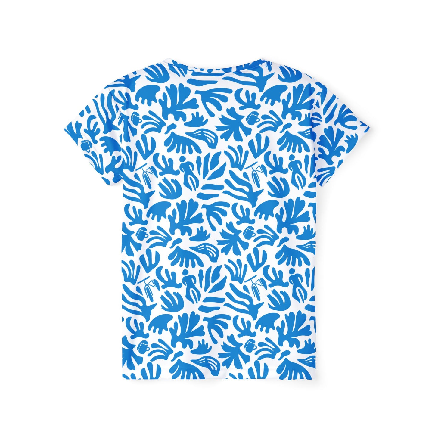 Joy Ride Blue Women's Floral MTB Jersey | Mountain Bike Shirt for Women | Colorful Cycling Apparel