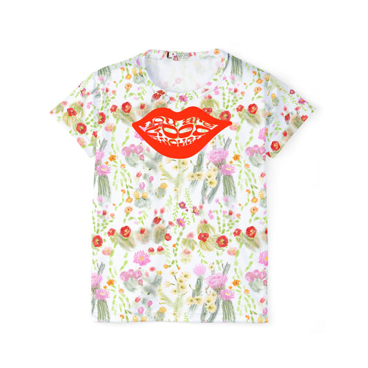 Desert Cactus floral pattern Jersey, Moisture-Wicking Active Bike Shirt