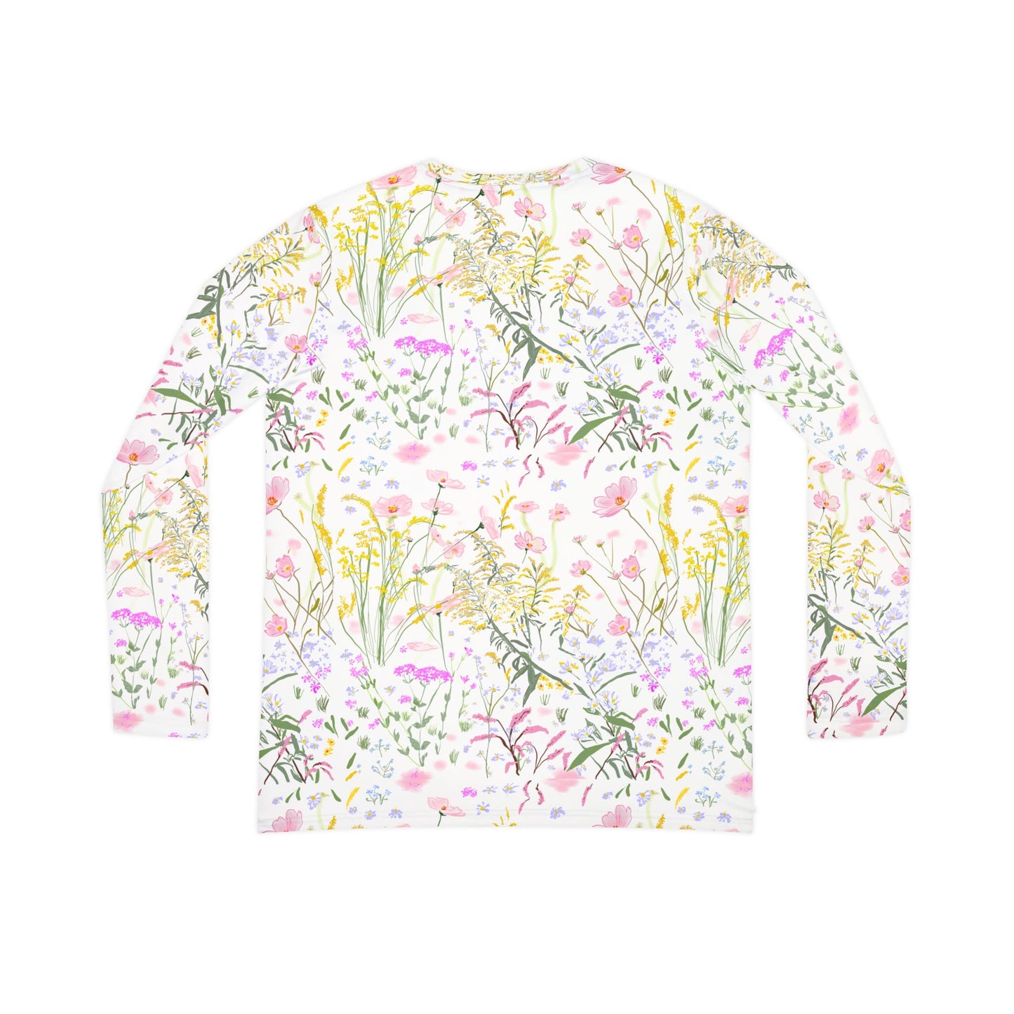 Fall Floral V-Neck Long Sleeve Tee, Trendy Women’s Shirt, Casual Spring Fashion, Gifts for Her, Floral Print Top, Everyday Wear